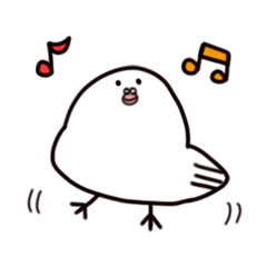 しろいハトさん