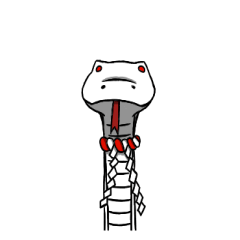 白蛇のシロ吉さん