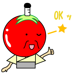 プチトマ殿(トマト)とスイ家老(スイカ)