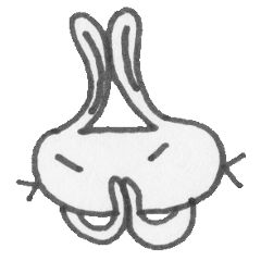 つり目うさぎのしろたさん２