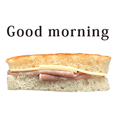 チーズハムサンド　と　英語　English