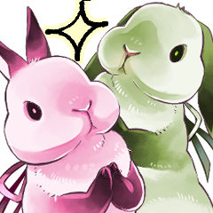 虹色セーブルうさぎ