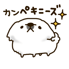 おシャレなわんこ。