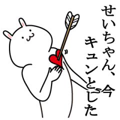 せいちゃんが使う最高の名前スタンプ