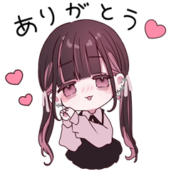 ぴえんちゃん。推しごと♡スタンプ