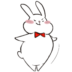 かわいいうさぎのシロちゃん (字なし)