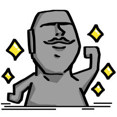 【LINEスタンプの日】沖田93のモアイ