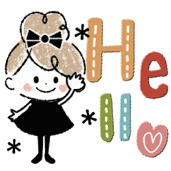 キュートに動く！可愛いおだんごガール。