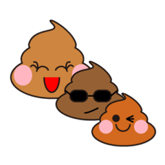うんこたちによるスタンプ