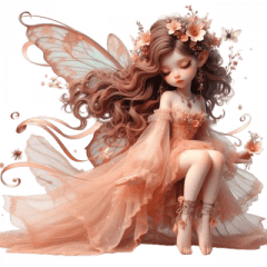 夢幻の妖精　面白い表情ステッカー