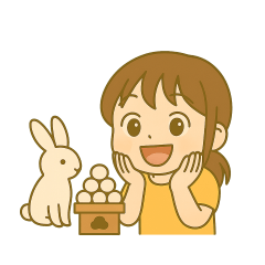 元気いっぱい！秋を楽しむ小学生スタンプ