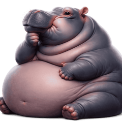 fat hippos