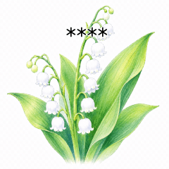 Seasonal Flower Custom Stickers