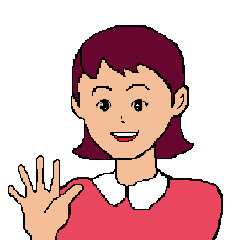 働く女性シリーズ：ピンク