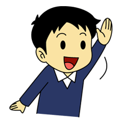 学生スタンプ　小学男子