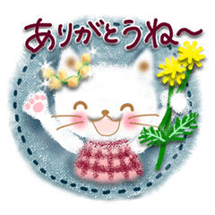 春と初夏♡大人女子の癒しスタンプ『挨拶』