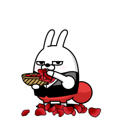 動く 擦れうさぎ26