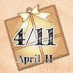 4月11日記念日BIGスタンプ