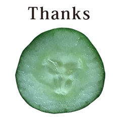 きゅうり　輪切り　と　英語　English