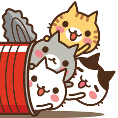 動く♪ ねこの缶詰め