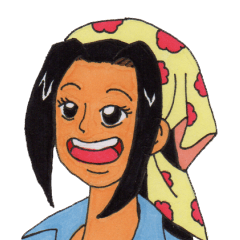 ONE PIECEスタンプ　赤髪・白ひげ