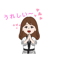 祭り女子♡日常スタンプ