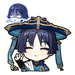 原神 スタンプ パイモンの絵シリーズVol.20