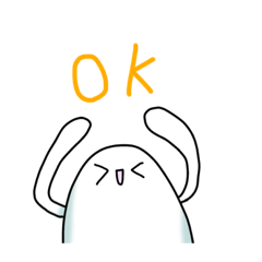 しろまるの日常スタンプ