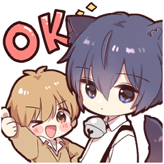 モブあおスタンプ