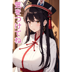 アニメミャオ族の女の子(日常用語2)