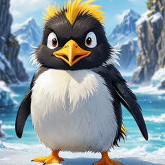 ほんわかイワトビペンギン