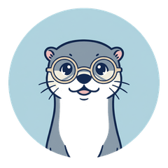 お仕事カワウソ「コウタ」のスタンプ