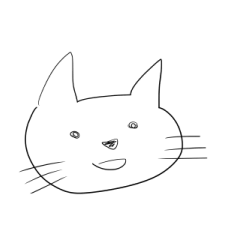 脱力系ネコのスタンプ！