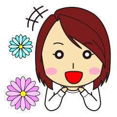 今どき女の子のスタンプ2