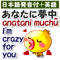 日本語(ローマ字発音付)+英語 感情表現