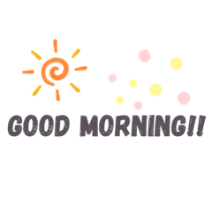 あいさつスタンプ〜おはよう〜