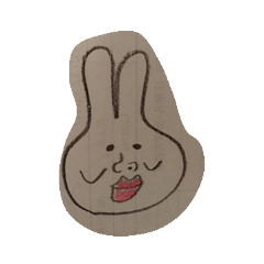 ぶさかわ兎さん