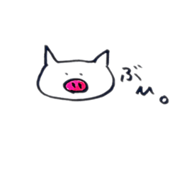 手描きのぶぅちゃん