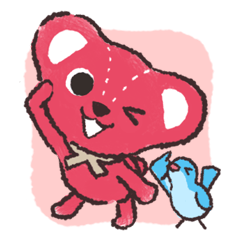 ラズのひとことスタンプ