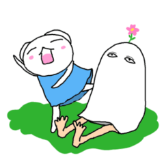 モモたんとメジェどん