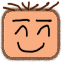 四角オヤジの表情集