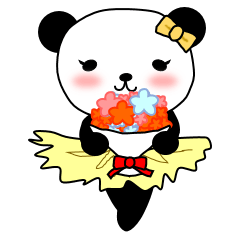 パンダのバレリーナ