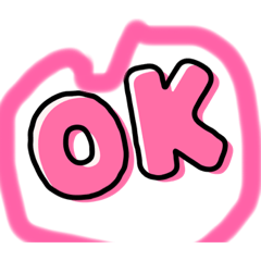 可愛いイラストスタンプ自分でかいたよ