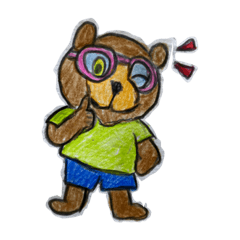 メガネ熊ぺろすけの日常