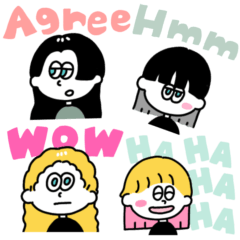 LV WORLD 英語スタンプ