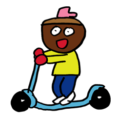 どんぐりファミリーと恐竜