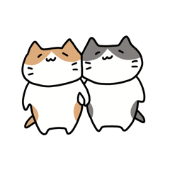 あんころもちときなこもち/なかよしにゃん