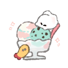 あそべる！おちびのおやつスタンプ