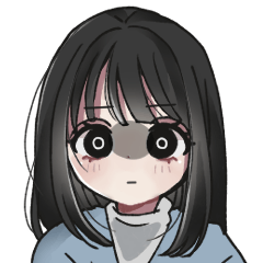 女の子のスタンプ（友達）02