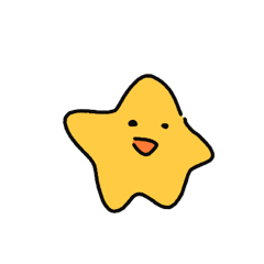 ヒトデがスタンプ